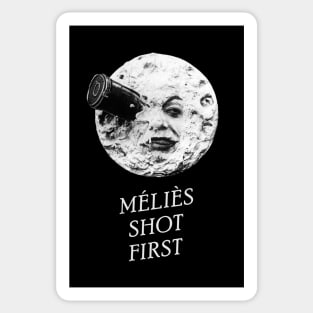 Melies Shot First Sticker